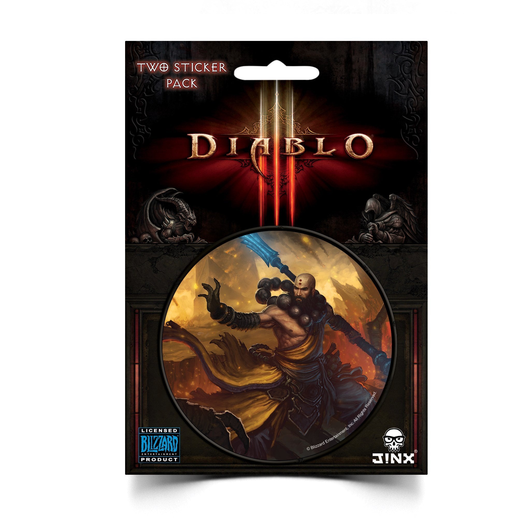 JINX Diablo III Monk Class Sticker (Multi-Color, 3")