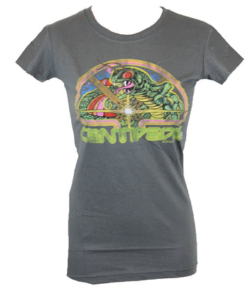 Centipede Girls Juniors T-Shirt - Faded Classic Cabinet Image