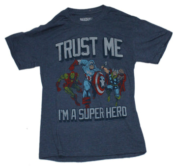 The Avengers (Marvel Comics) Mens T-Shirt  - Trust Me I'm A Superhero Image