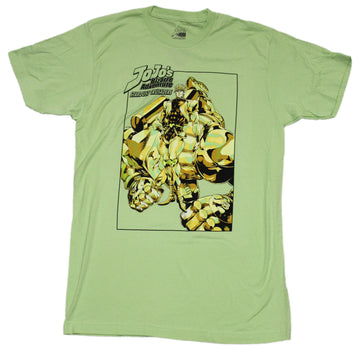 Jojo's Bizarre Adventure Mens T-Shirt - Stardust Crusaders Green Action