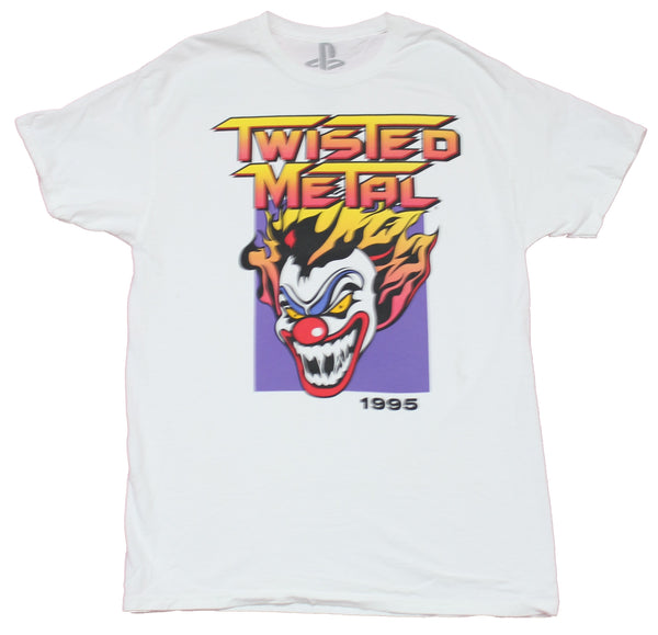 Twisted Metal Mens T-Shirt -  1995 Smiling Sweet Tooth Image