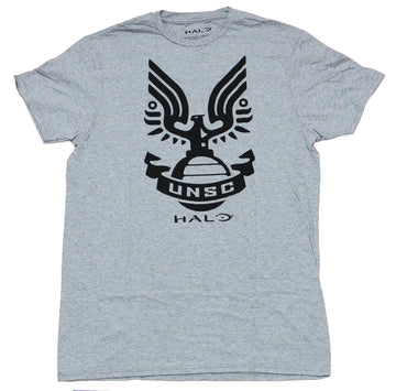 Halo  Mens T-Shirt - UNSC Eagle Logo Stylized