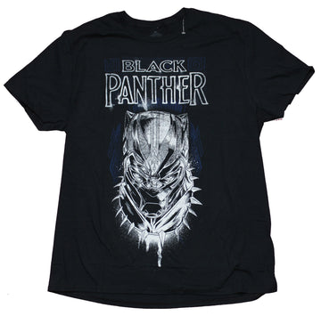 Black Panther Mens T-Shirt -  Sprayed  Face Image