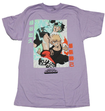 My Hero Academia Mens T-Shirt - Deku Bakugo Box Battle