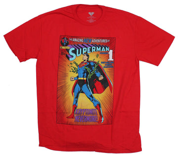 Superman DC Comics Mens  T-Shirt -  Issue 233 Neal Adams Chain Breaking Cover