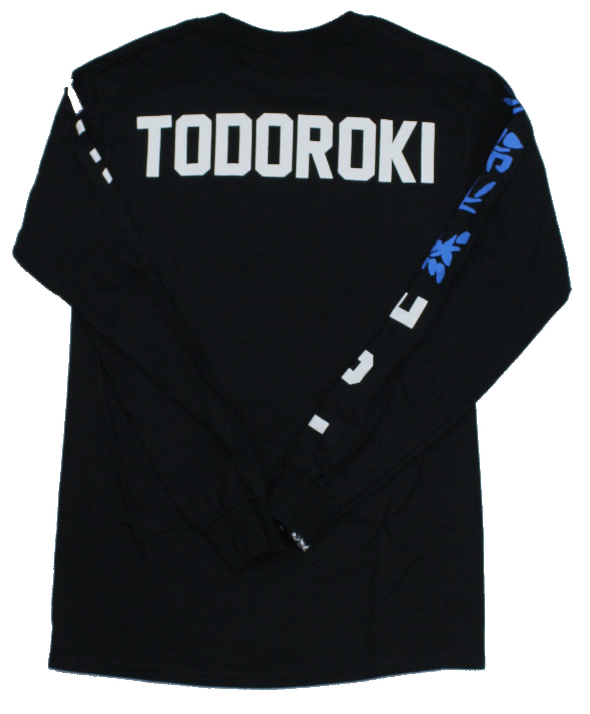 My Hero Academia Long Sleeve Mens  T-Shirt -  Todoroki Fire & Ice Sleeves