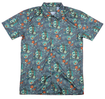 Guardians of the Galaxy  Mens Hawaiian Shirt- Tiki Style Characters Allover