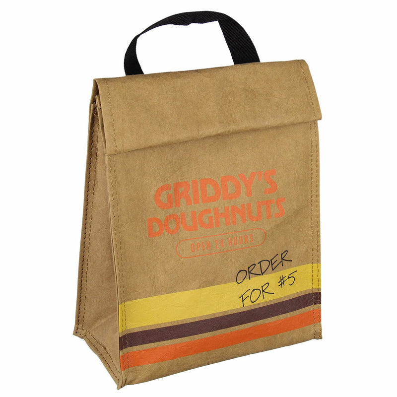 The Umbrella Academy Griddy's Doughnuts Paper Sack Replica Insulated Lunch Tote - Inmyparentsbasement.com