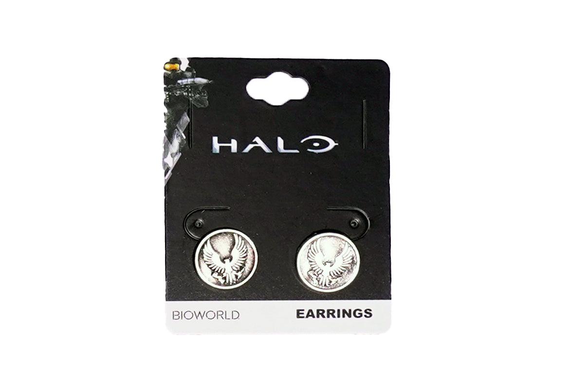 HALO 5 Video Game Stud Earrings - Bioworld 343 Microsoft Studios
