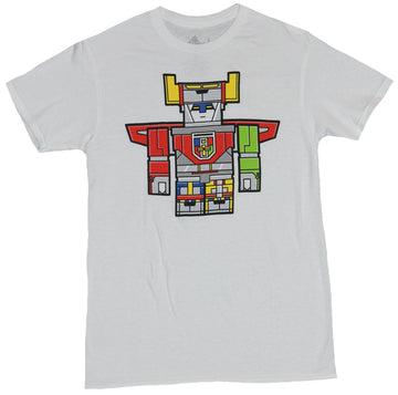 Voltron Mens T-Shirt - Chibi Style Voltron Image
