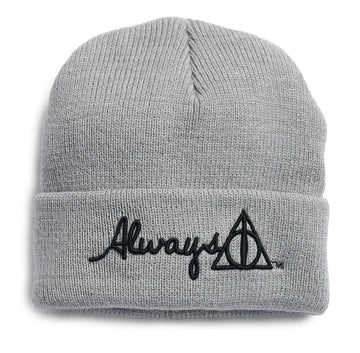 Women's Harry Potter Always Deathly Hallows Knit Beanie