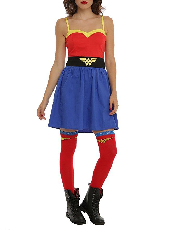 DC Comics Wonder Woman Costume Dress Size : Medium [Apparel]