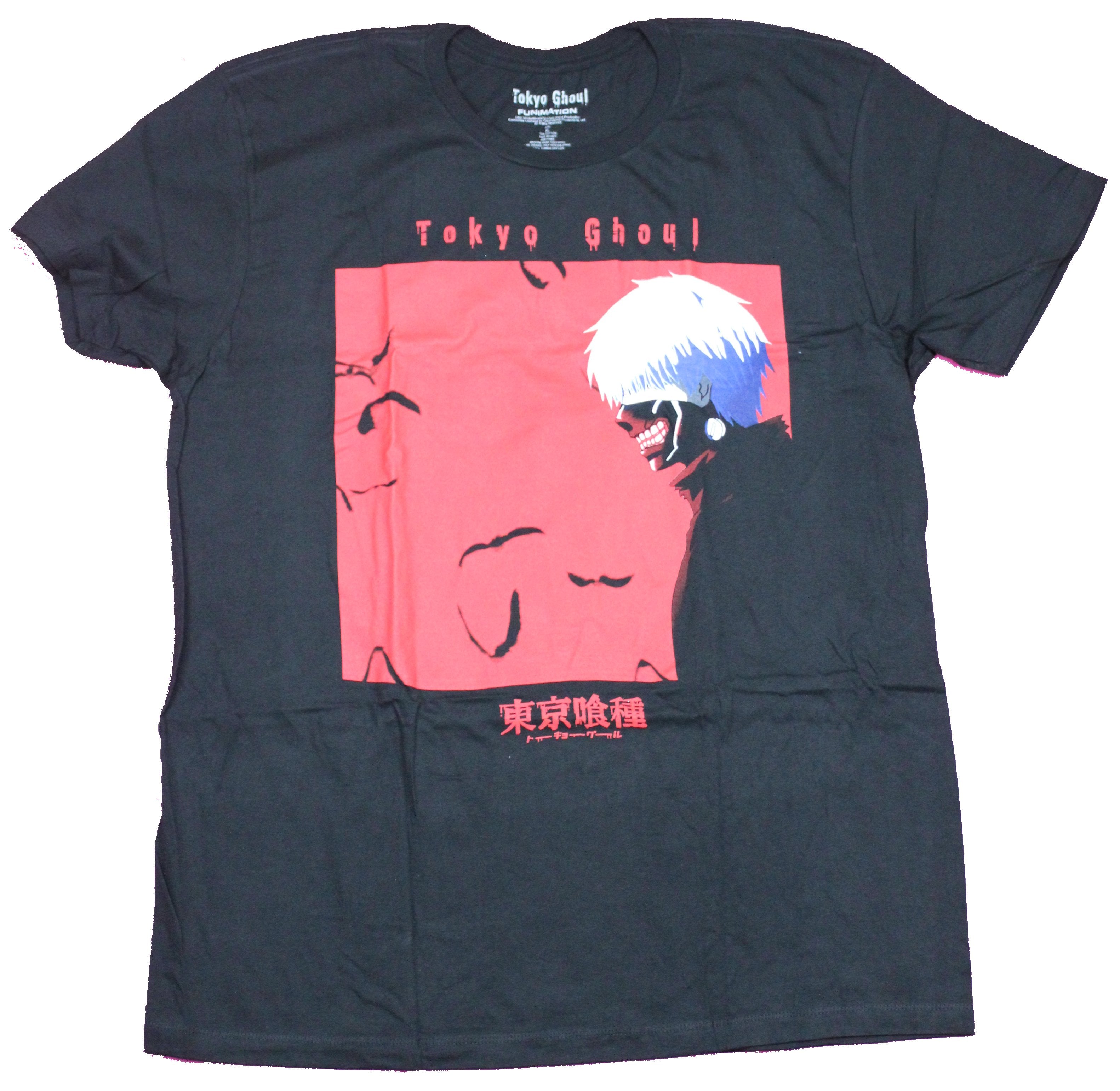 Tokyo Ghoul Mens T-Shirt - Red Box Ghoul Box Image