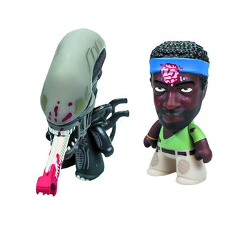 Titan Merchandise Alien Titans: Bloody Parker & Bloody Alien 3" Vinyl Figure (2 Pack)