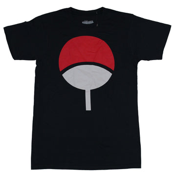 Naruto Shippuden Mens T-Shirt - Sasuke Uchiha Simple Circle Symbol
