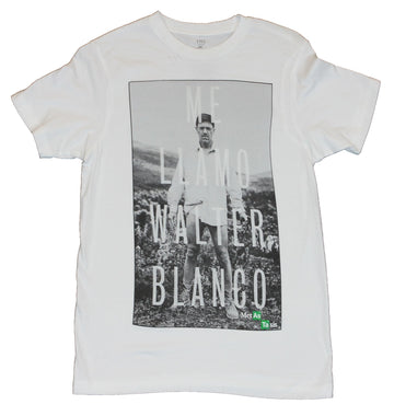 MetAs Tasis Breaking Bad Mens T-Shirt - Me Llamo Walter Blanco Photo Image