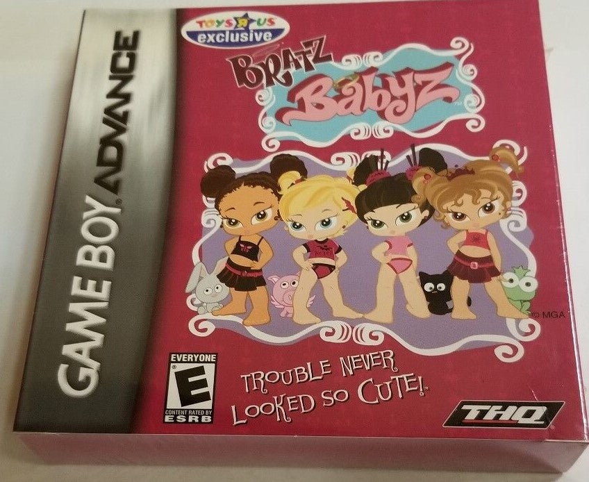 Bratz Babyz Toys "R" Us Exclusive (Nintendo Game Boy Advance, 2006) new gba