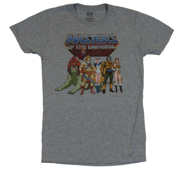 Masters of the Universe Mens T-Shirt - Distressed Good Guy Team Image