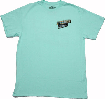 Stranger Things Mens T-Shirt - Lapel Logo Greetings From The Upside Down