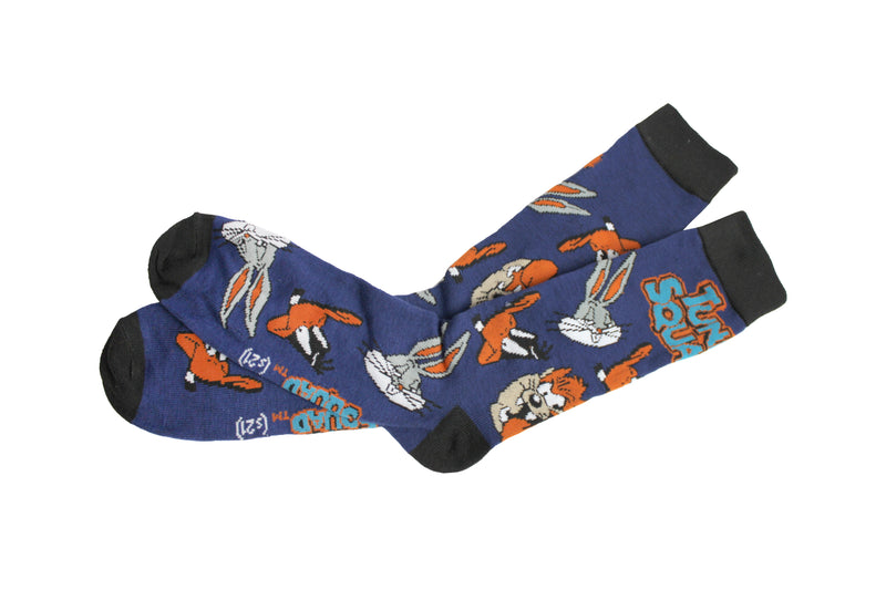 Looney Tunes Space Jam Crew Socks Set With Bandana