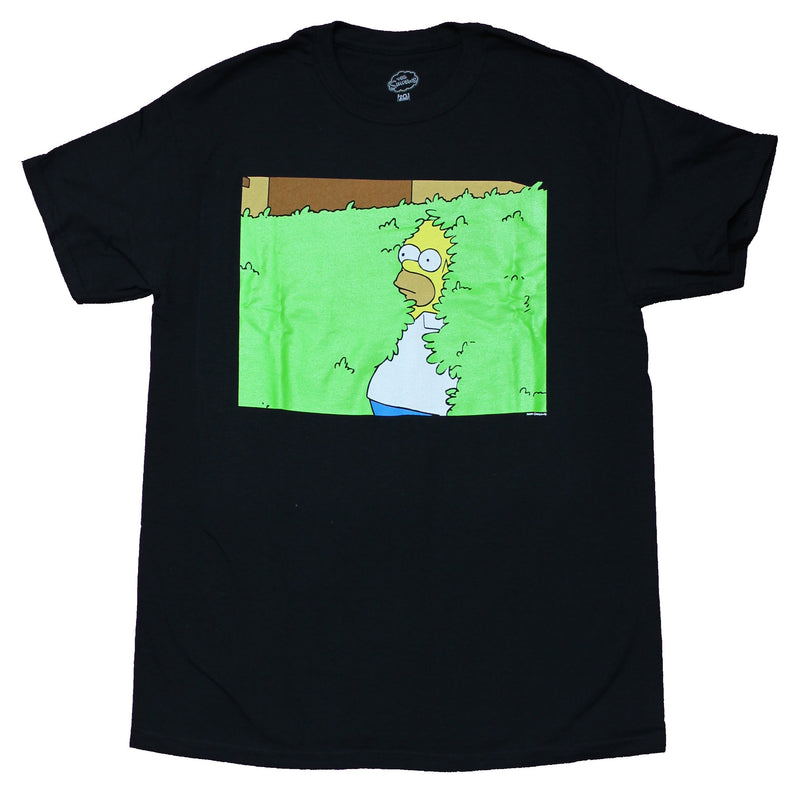 The Simpsons Mens T-Shirt - Homer in The Bushes Meme