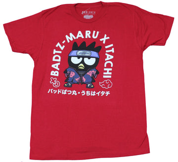 Naruto Shippuden Badtz-Sanrio Maru Mens T-Shirt - Mash Up In Name