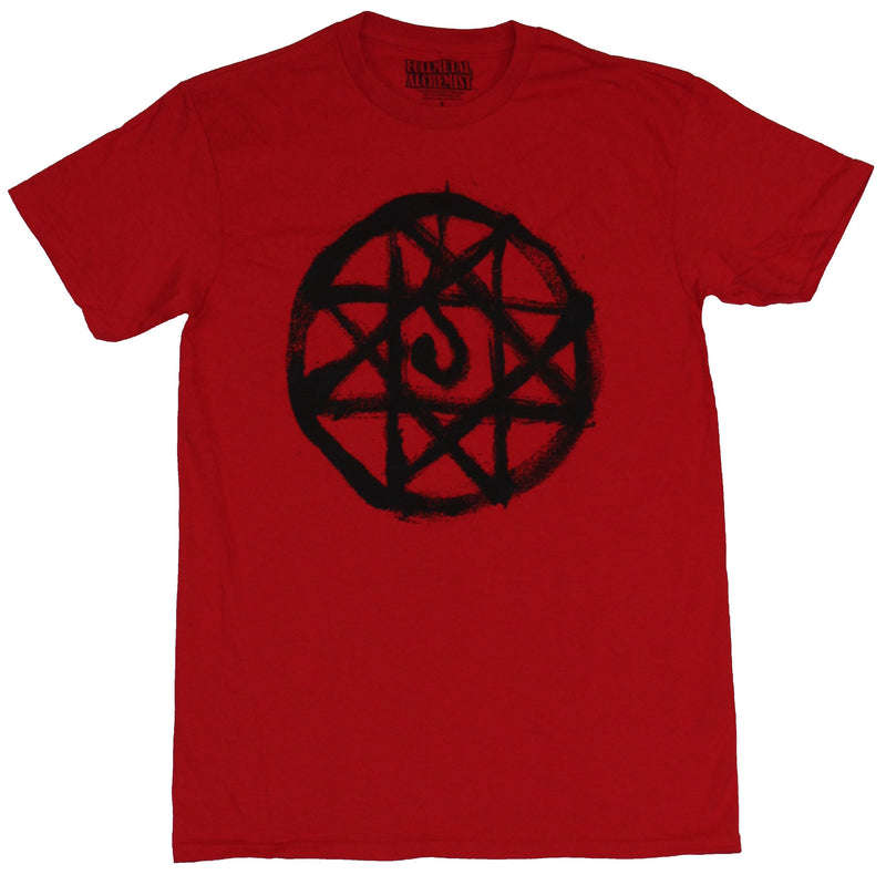 Fullmetal Alchemist Mens T-Shirt -  Al's Blood seal Image - Inmyparentsbasement.com