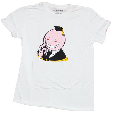 Assassination Classroom Mens T-Shirt - Koro Sensei Smiling Blushing Face