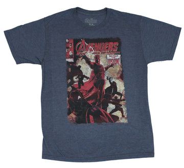 The Avengers (Marvel Comics) Mens T-Shirt - Behold Vision Age of Ultron