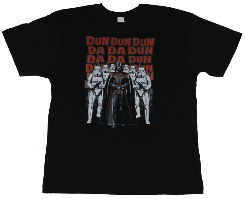 Star Wars Sublimation Mens T-Shirt - Darth Vader & Stormtroopers March Dun Dun - Inmyparentsbasement.com