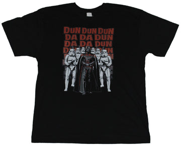 Star Wars Sublimation Mens T-Shirt - Darth Vader & Stormtroopers March Dun Dun