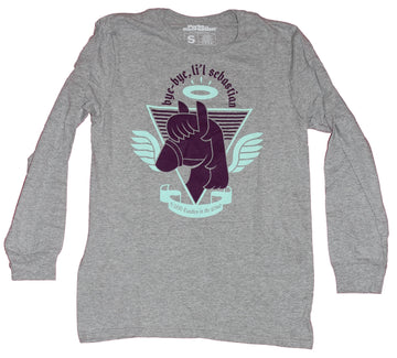 Parks And Recreation  Mens Long Sleeve T-Shirt- Bye Bye Lil Sebastian