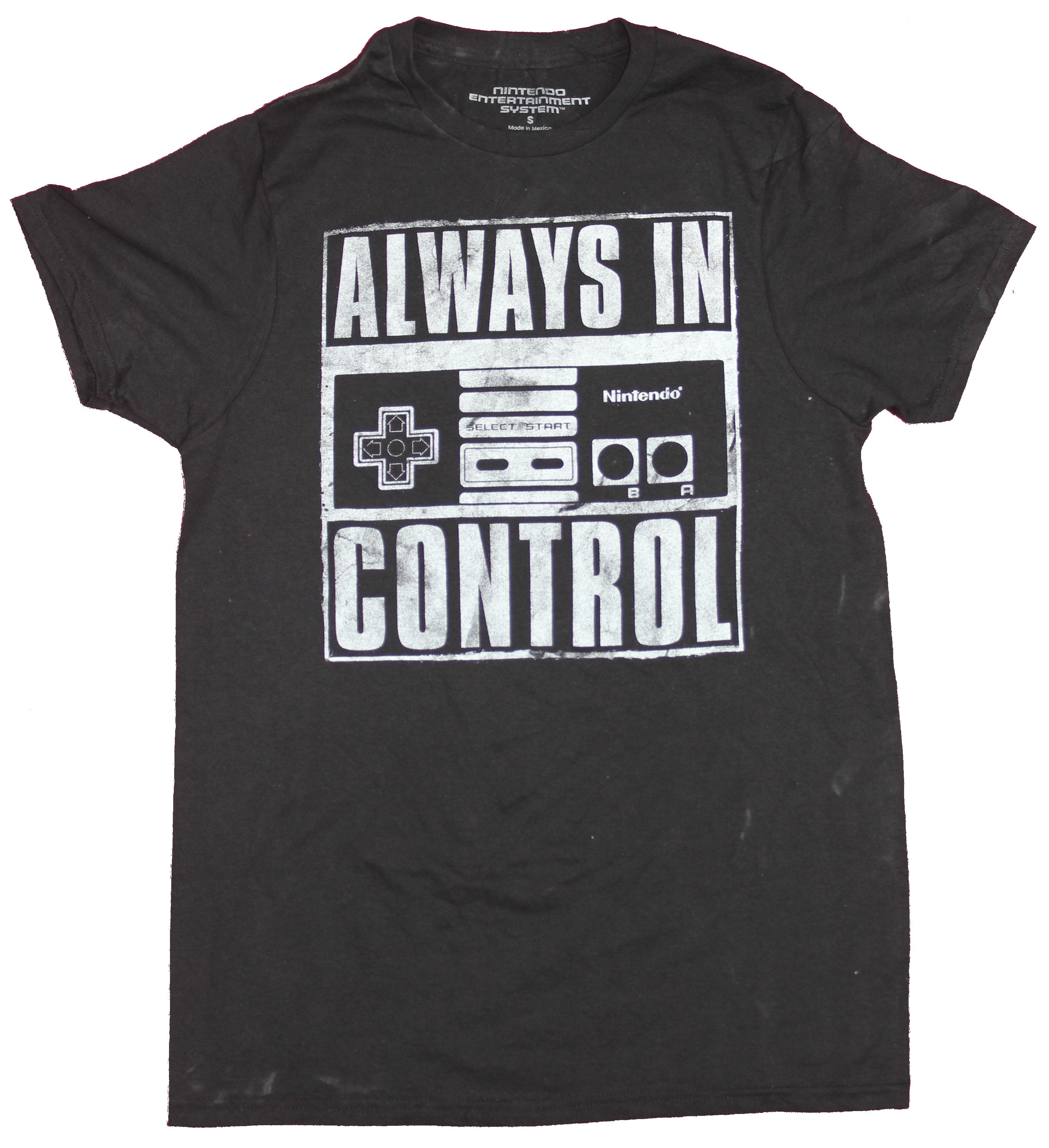 Nintendo Mens T-Shirt  - Always in Control Classic Controller Image