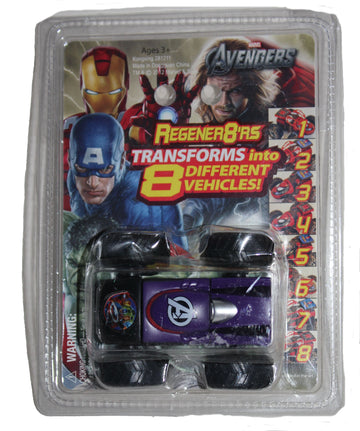 Marvel Comics Hawkeye Avengers Transformer 8 Different Trucks Regener8'rs
