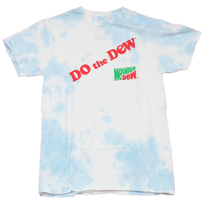 Mountain Dew Mens T-Shirt - Do the Dew Red Print Small Logo