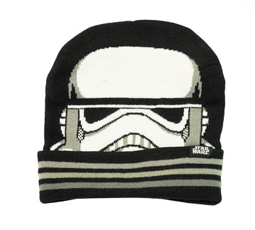 Star Wars Stormtrooper Black, White, and Grey Beanie