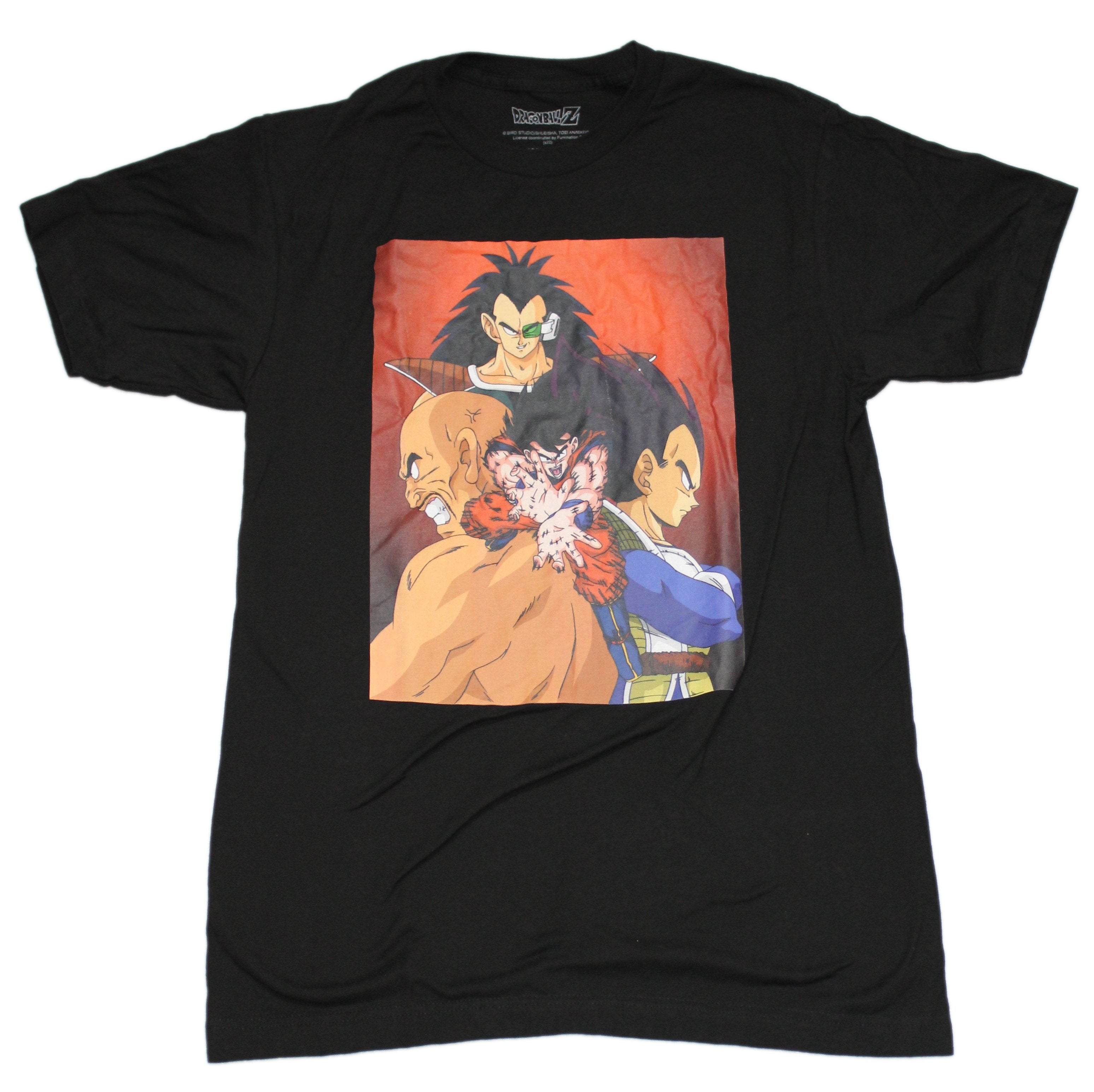 Dragon Ball Z Mens T-Shirt - Sayian Orange Box Image