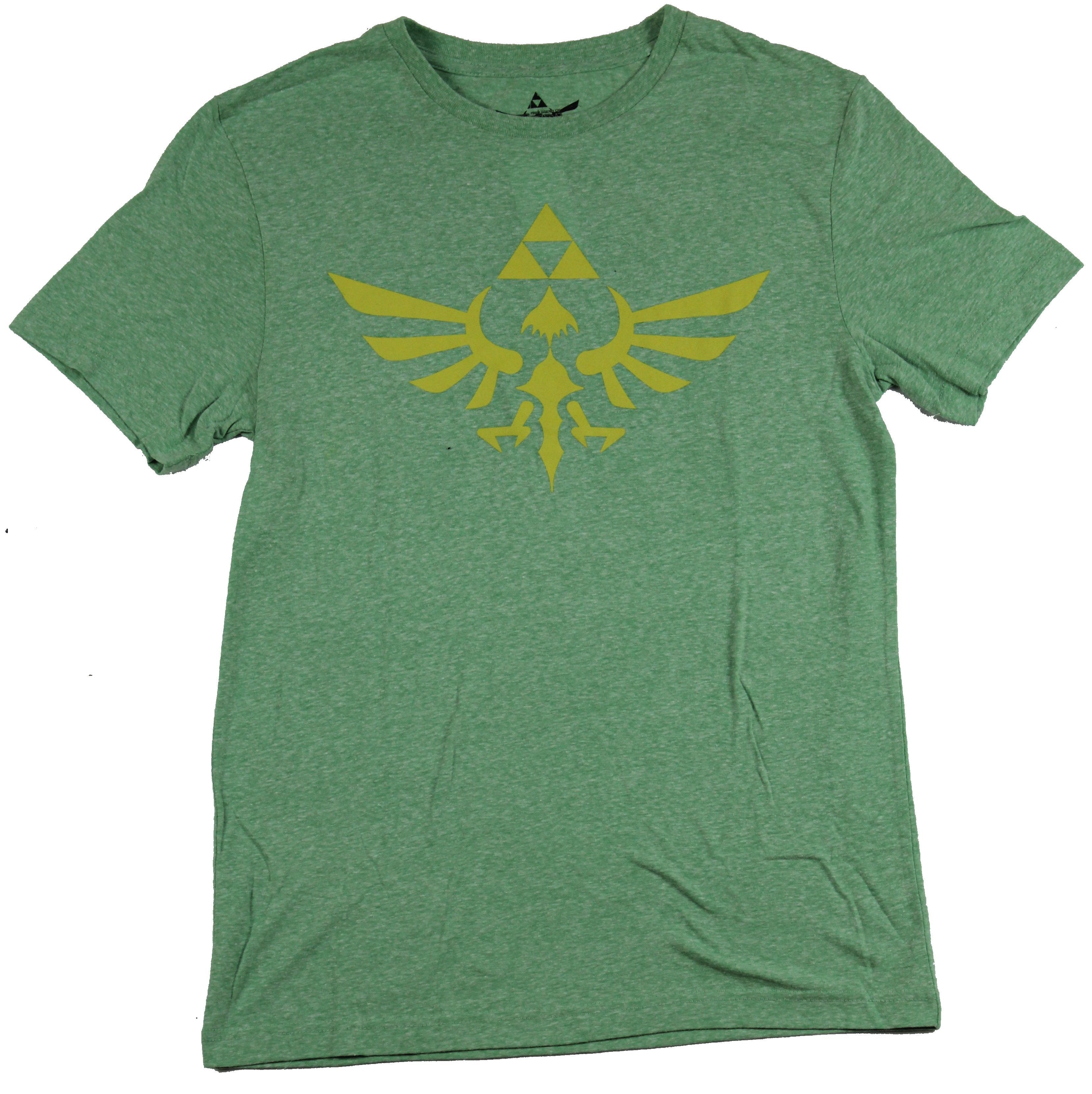 Legend of Zelda Mens T-Shirt - Classic Yellow Tri Force Logo