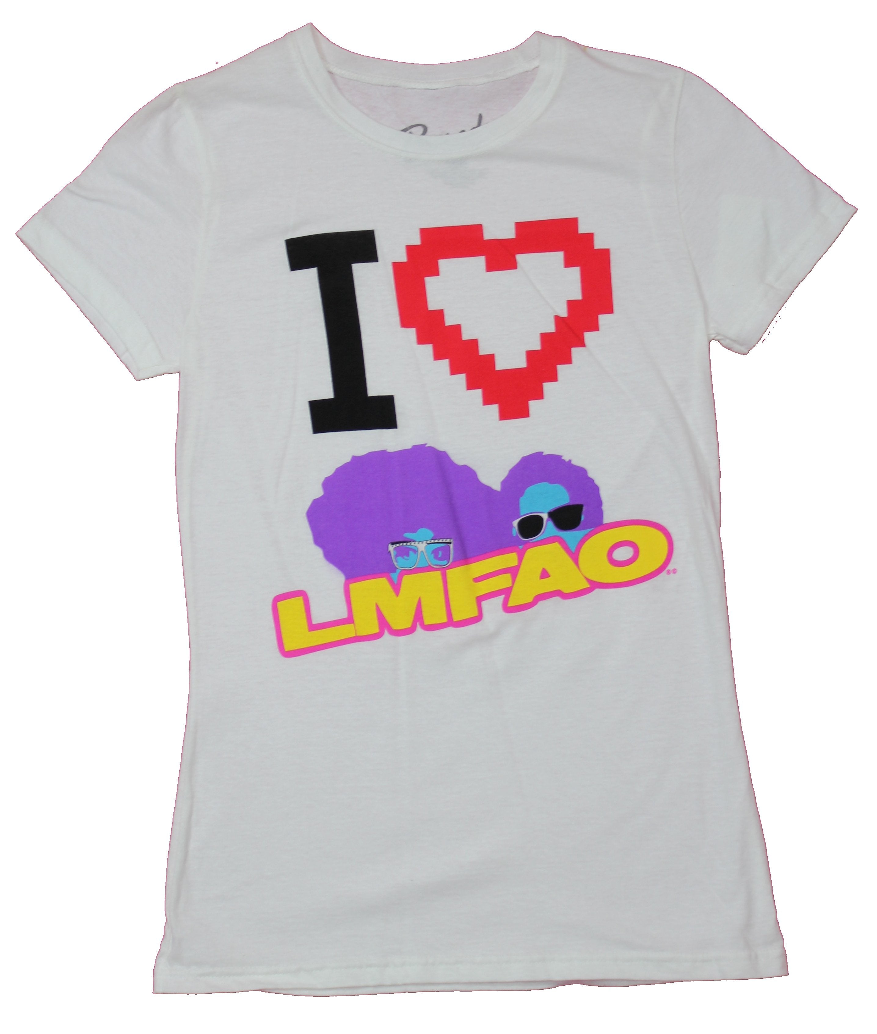 LMFAO Girls Juniors T-Shirt - I Heart LMFAO Image