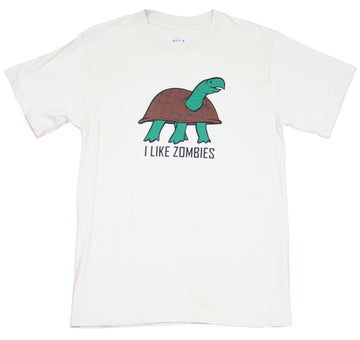 I Like Zombies Mens T-Shirt - Crazy Turtle Image