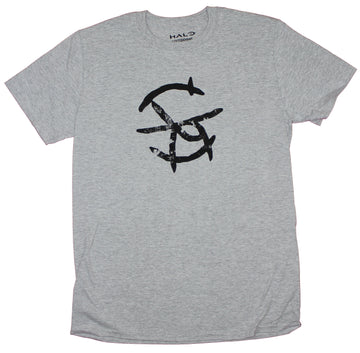 Halo Mens T-Shirt- Mark of Shame Distressed Symbol