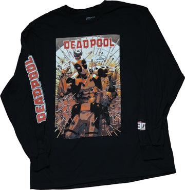Deadpool Mens Long Sleeve T-Shirt  - You Missed Amongst Arrows