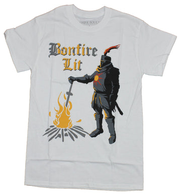 Dark Souls Mens T-Shirt - Bonfire Lit Proud Knight Image