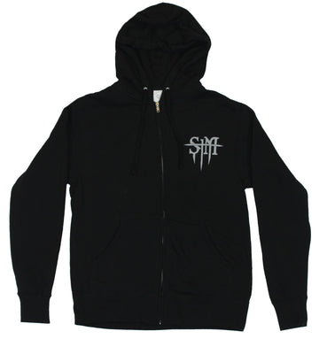 Scar the Martyr Mens Zip Up Hoodie - STM Scary Hand And Nails Back Image