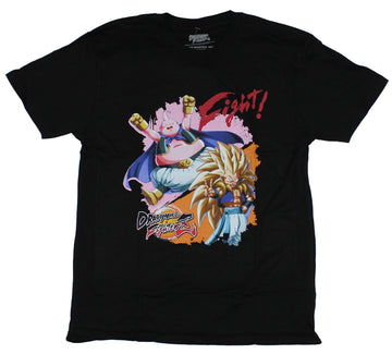 Dragon Ball Fighter Z Mens T-Shirt - Gotenks vs Buu Image