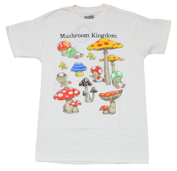 Super Mario Brothers Mens T-Shirt - Mushroom Kingdom Toads Everywhere
