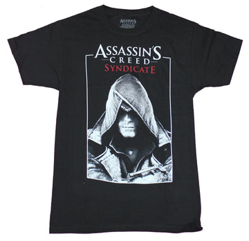 Assassin's Creed Syndicate Mens T-shirt - Boxed Face in Shadow Image
