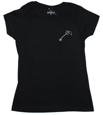 Kingdom Hearts Girls Juniors T-Shirt - Xion 14 Jersey Key 2 Sided Image