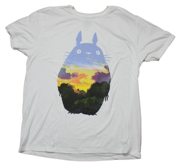 My Neighbor Totoro Mens T-Shirt - Sunset Sky Filled Totoro