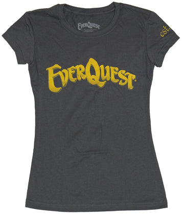 Everquest Girls Juniors T-Shirt - Classic Yellow Word Logo image